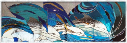 Elegant Stained Glass from Colorado Artist Sue Thomas